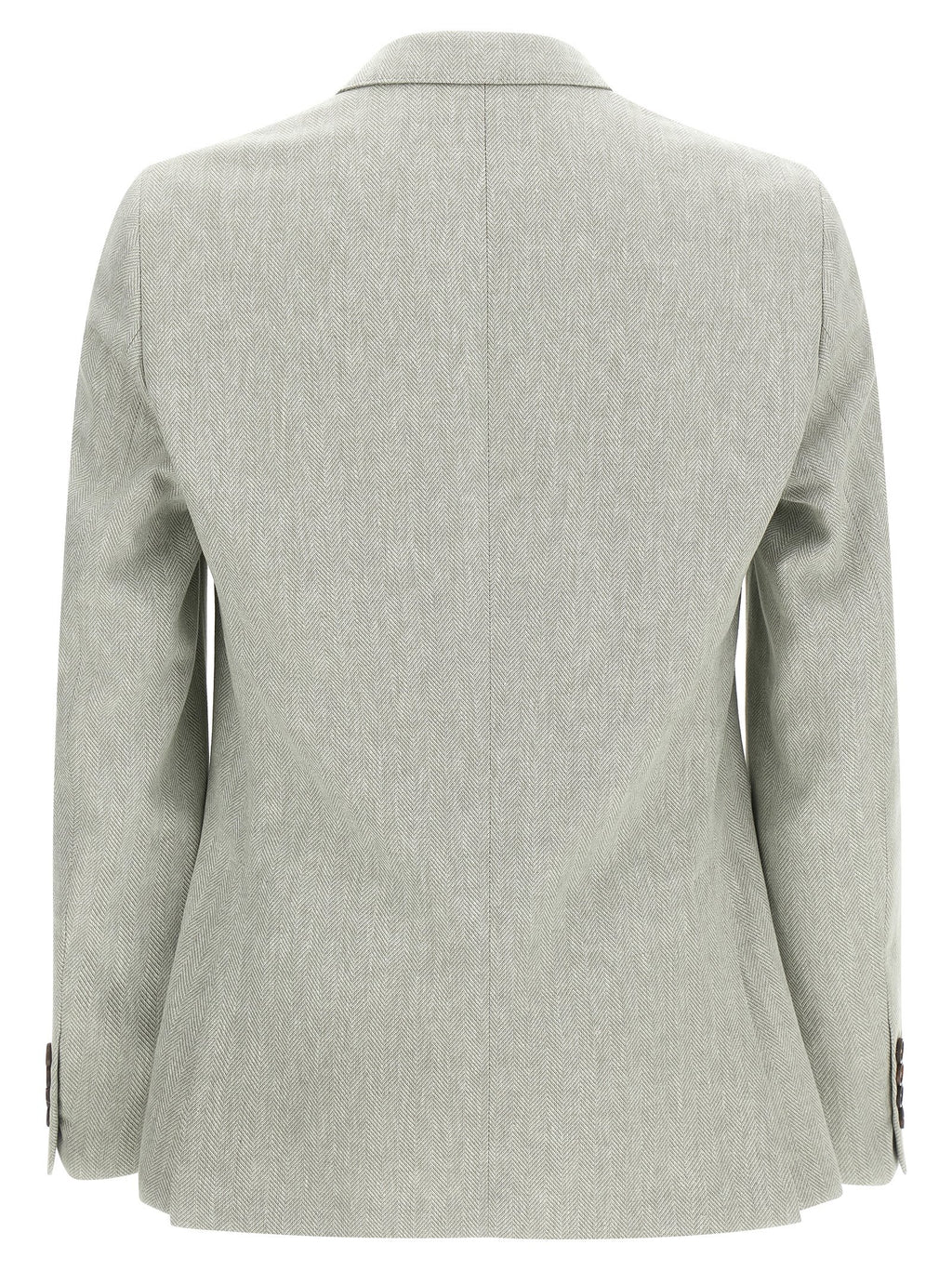Bicolor Linen Blazer