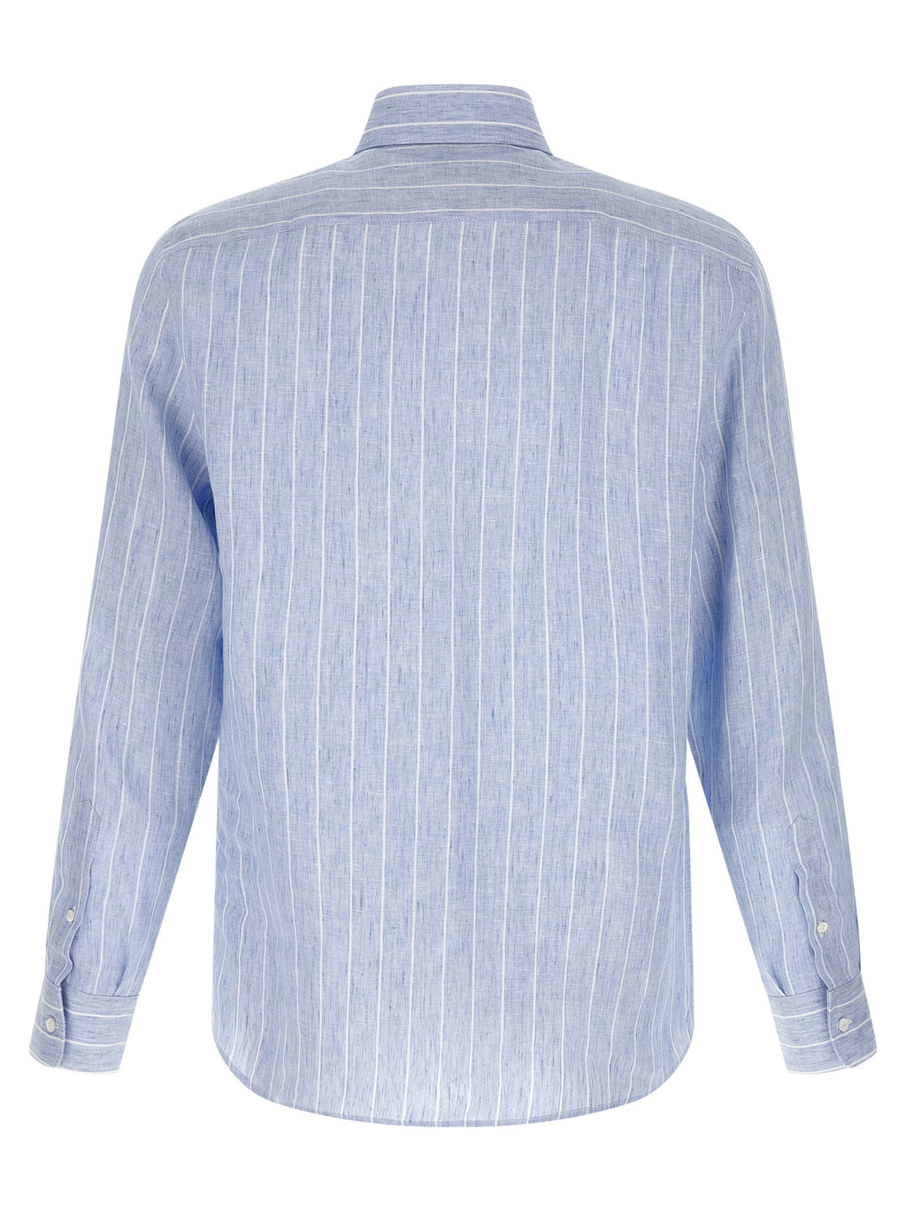 Blue Linen Blouse
