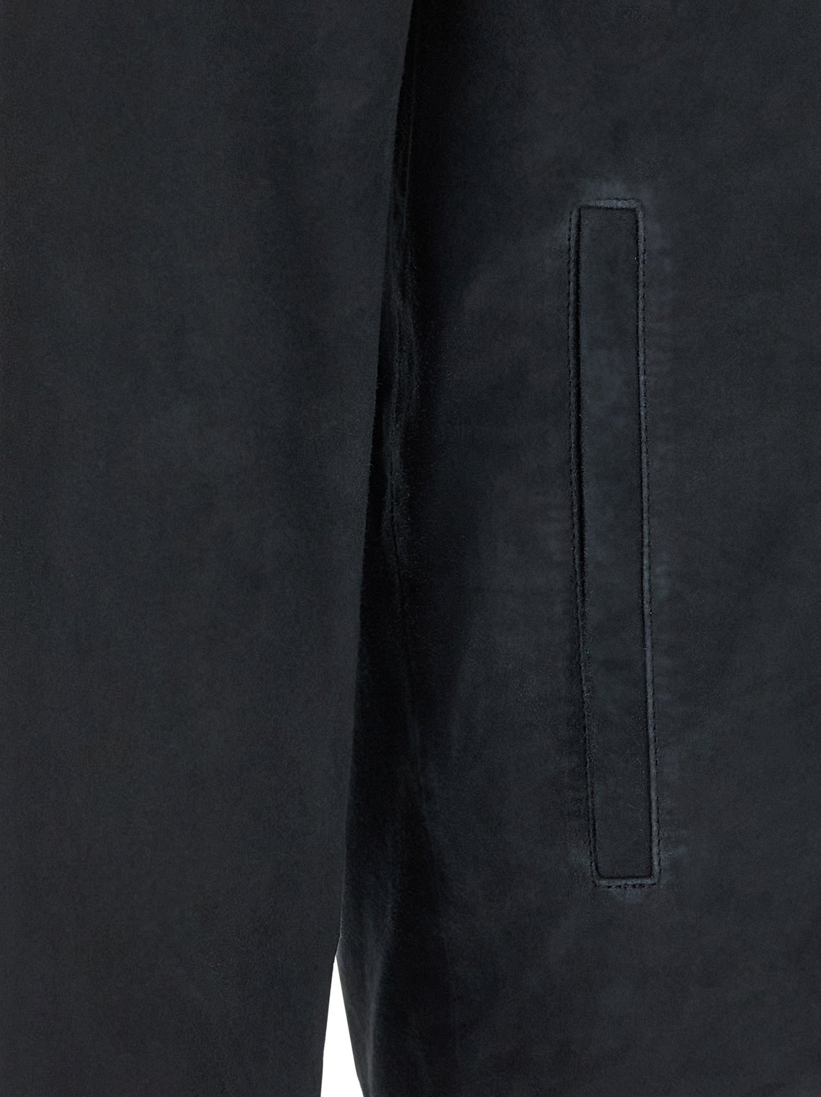 Blue Leather Leather Jacket