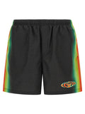 Multicolor Polyester Swim Shorts
