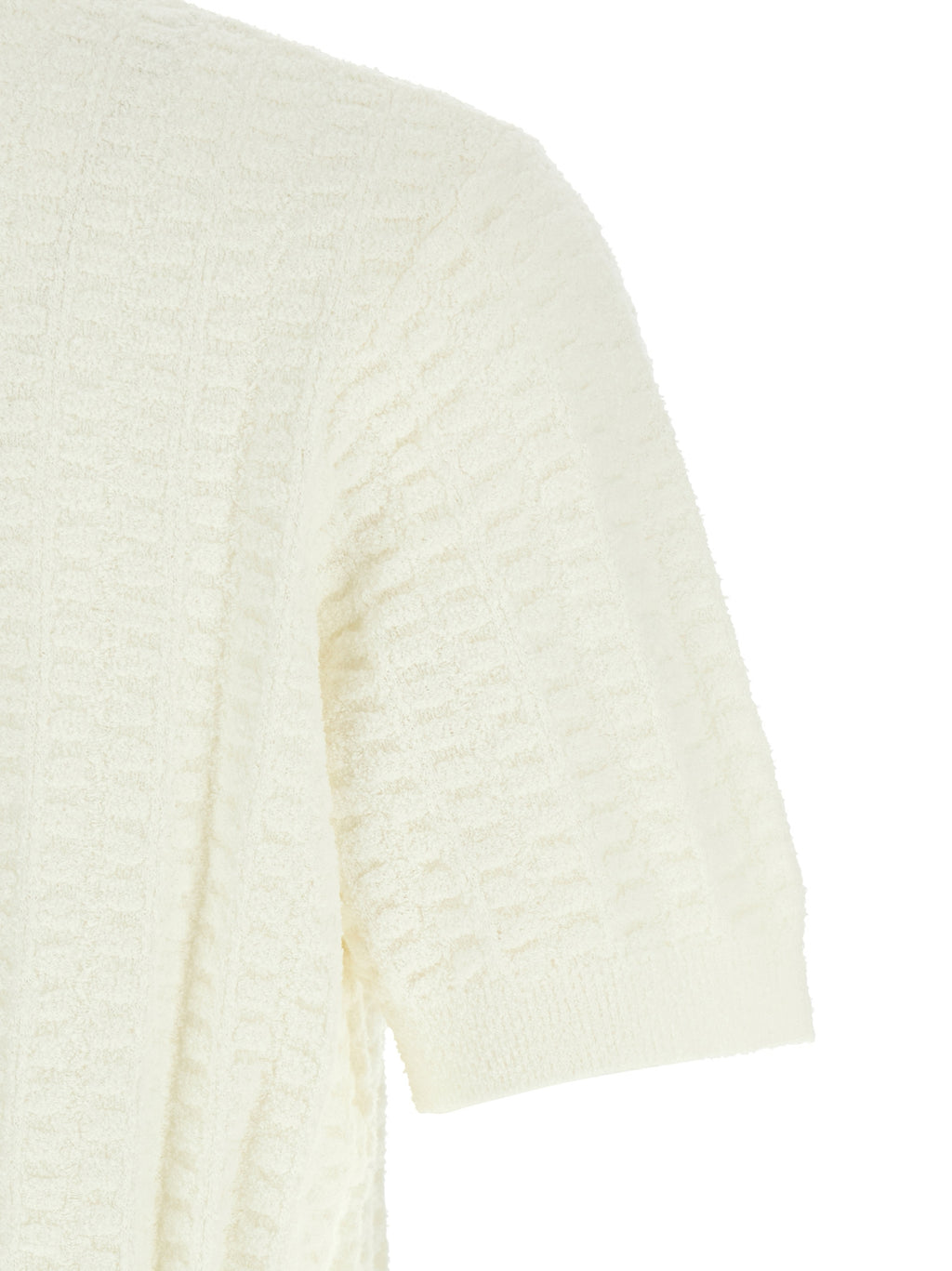 White Cotton Polo Shirt