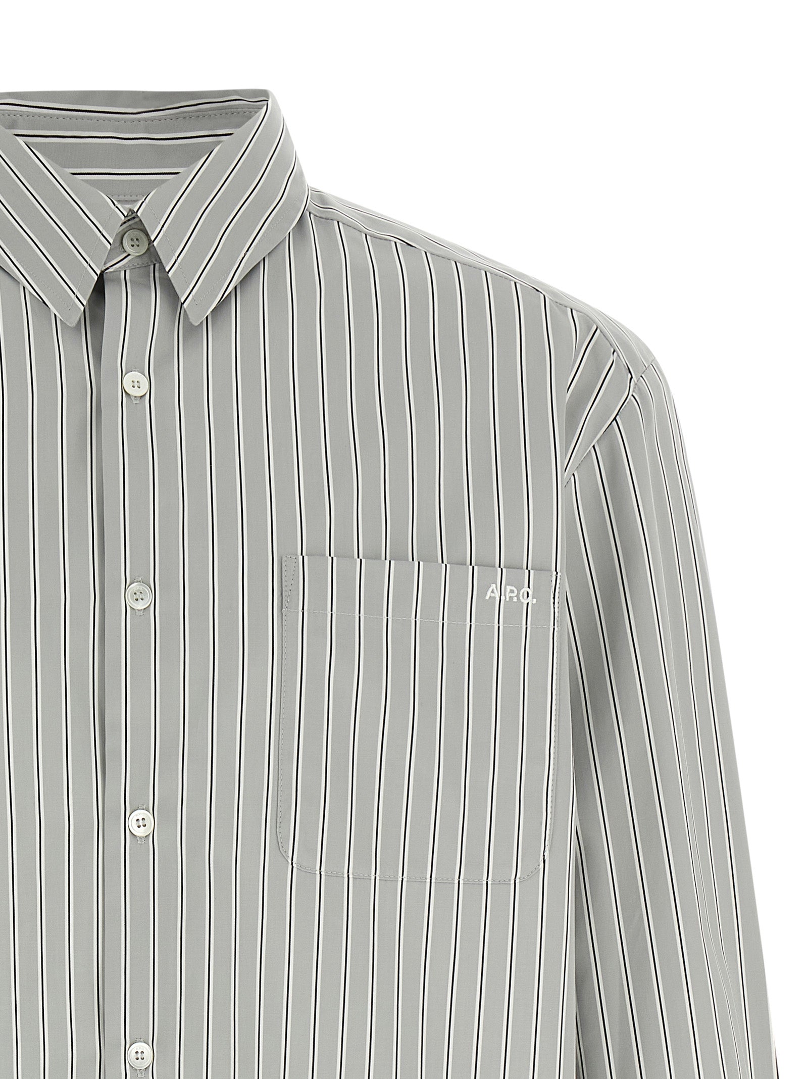 Gray Cotton Blouse