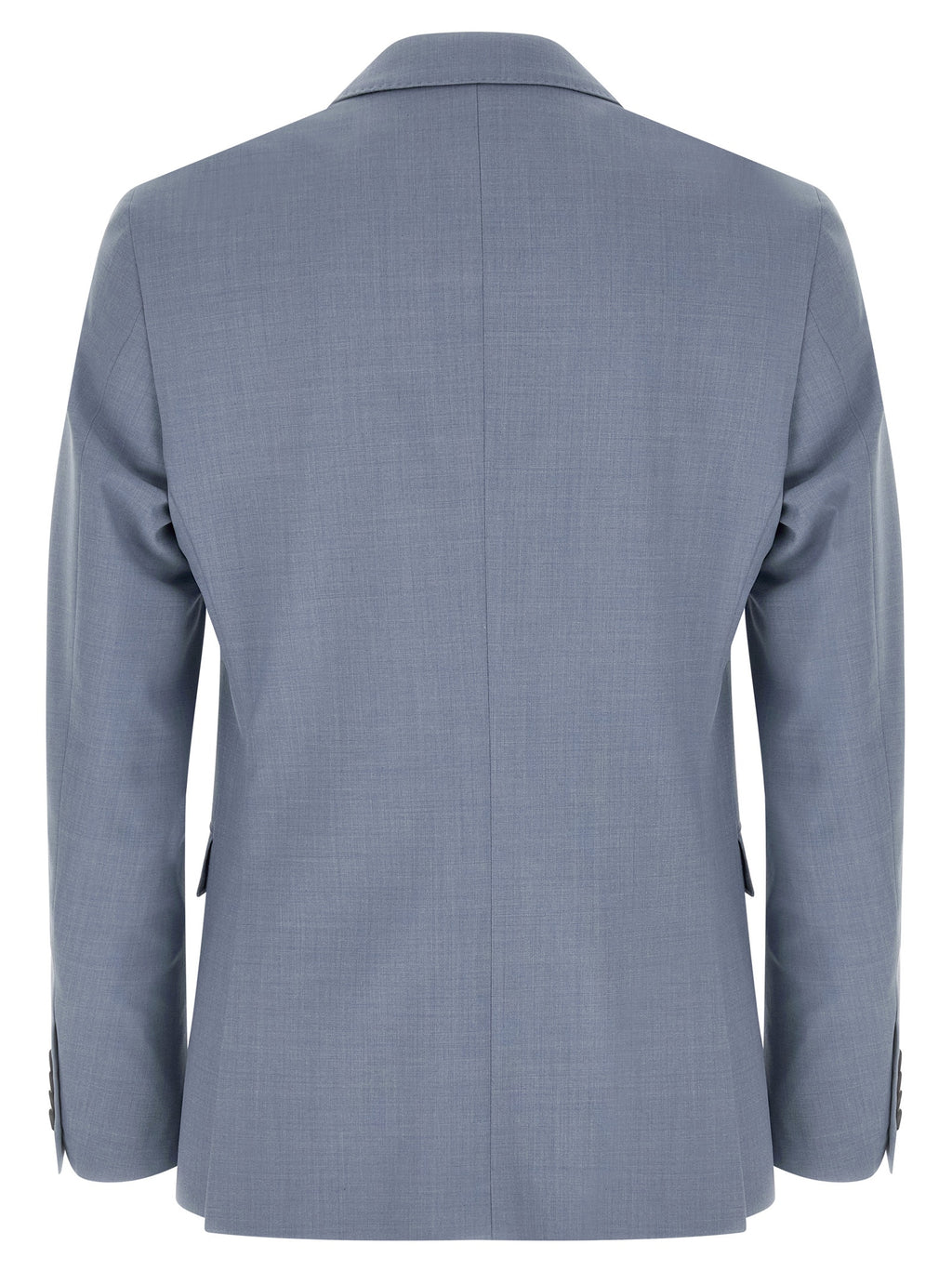 Blue Polyester Two-Piece Suit