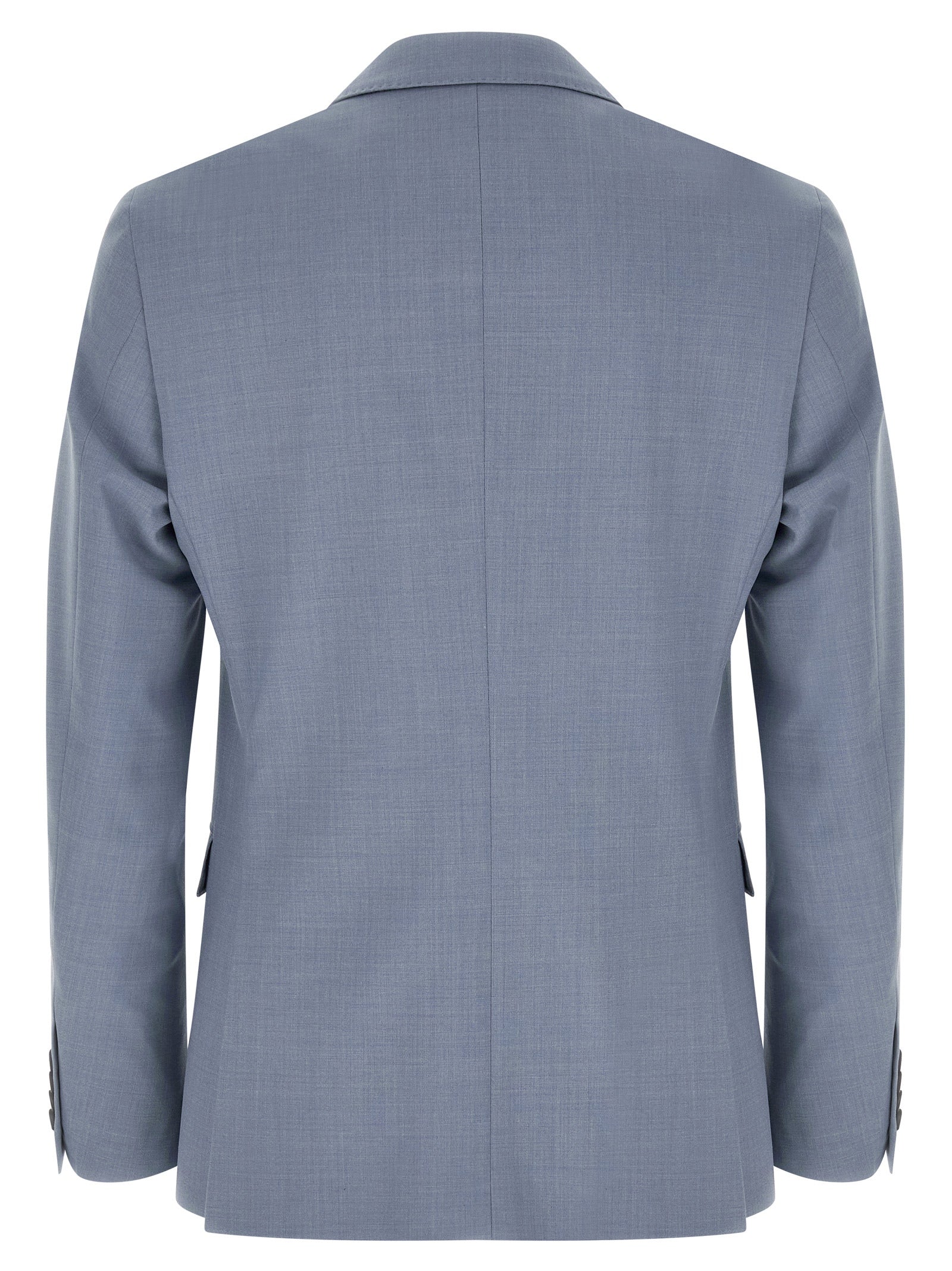 Blue Polyester Two-Piece Suit