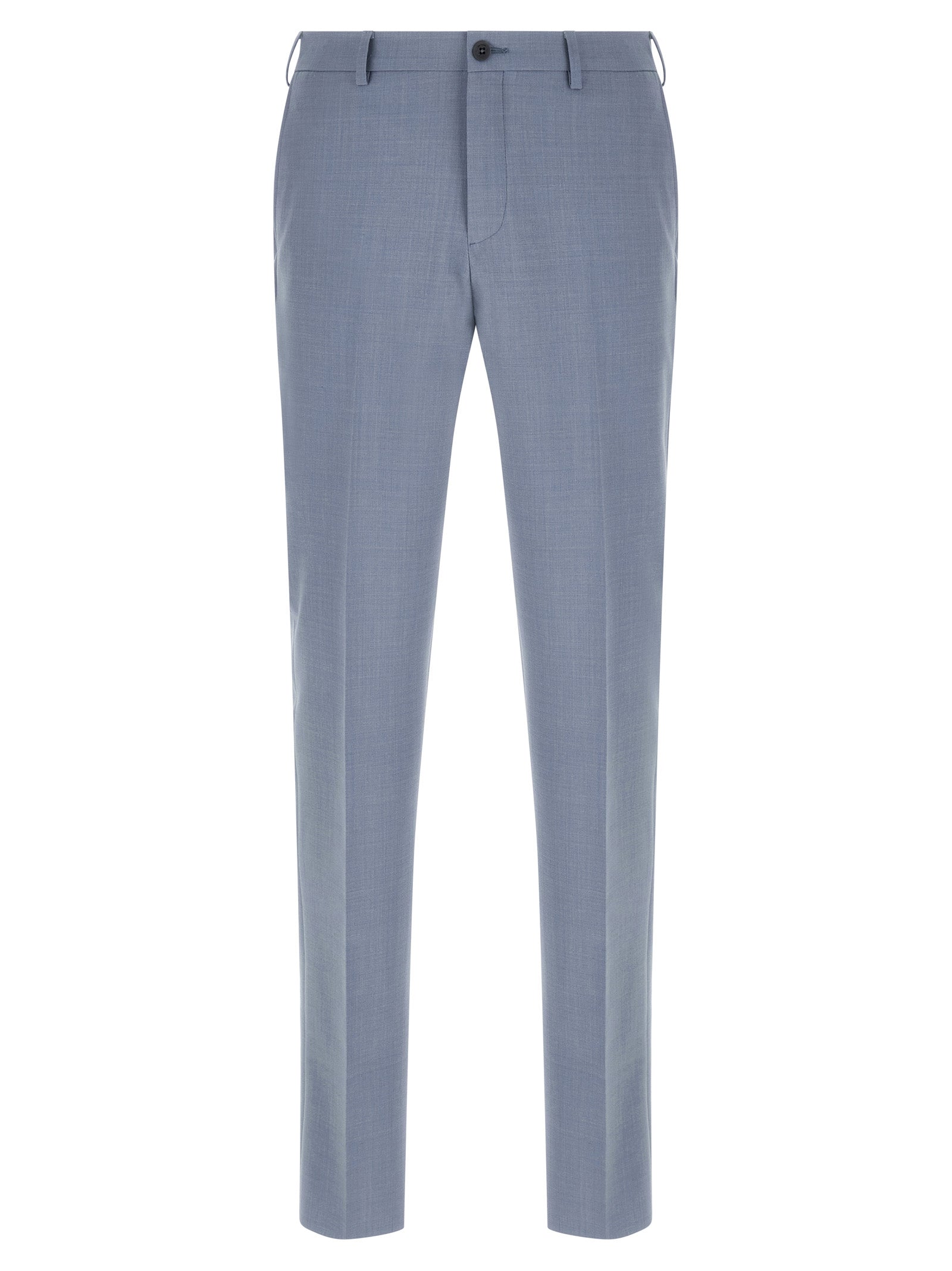Blue Polyester Two-Piece Suit