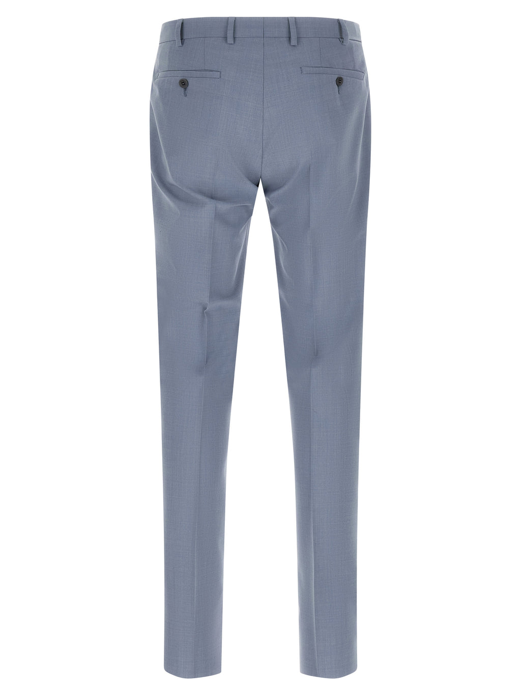 Blue Polyester Two-Piece Suit