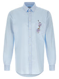 Blue Cotton Blouse