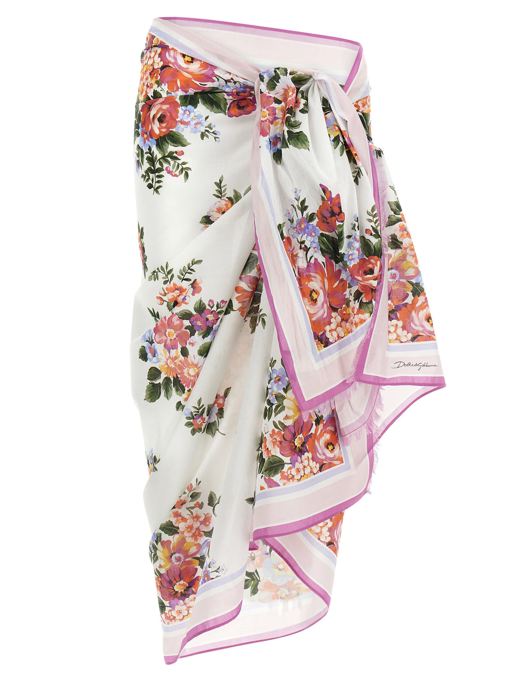 Multicolor Cotton Skirt
