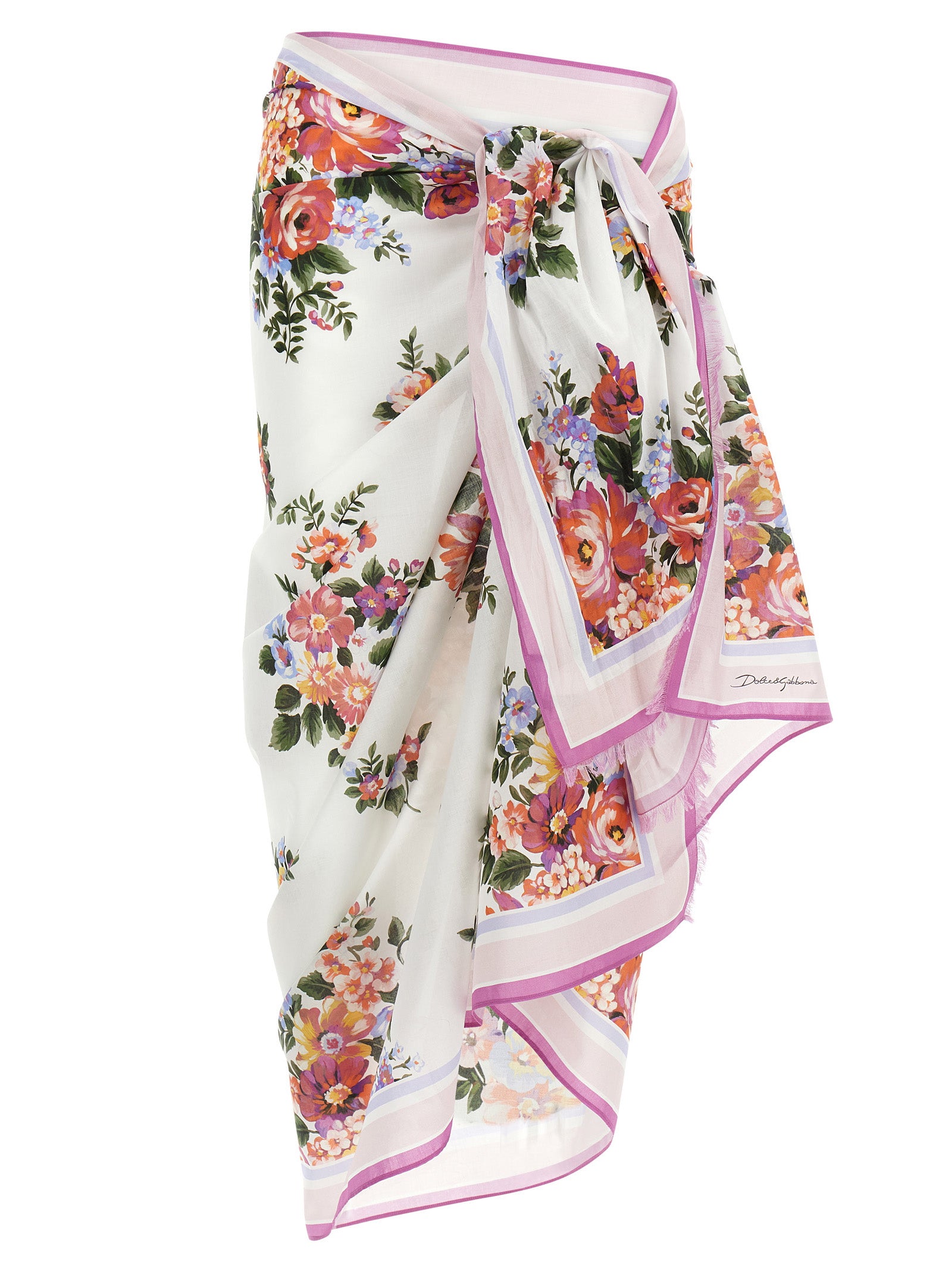 Multicolor Cotton Skirt