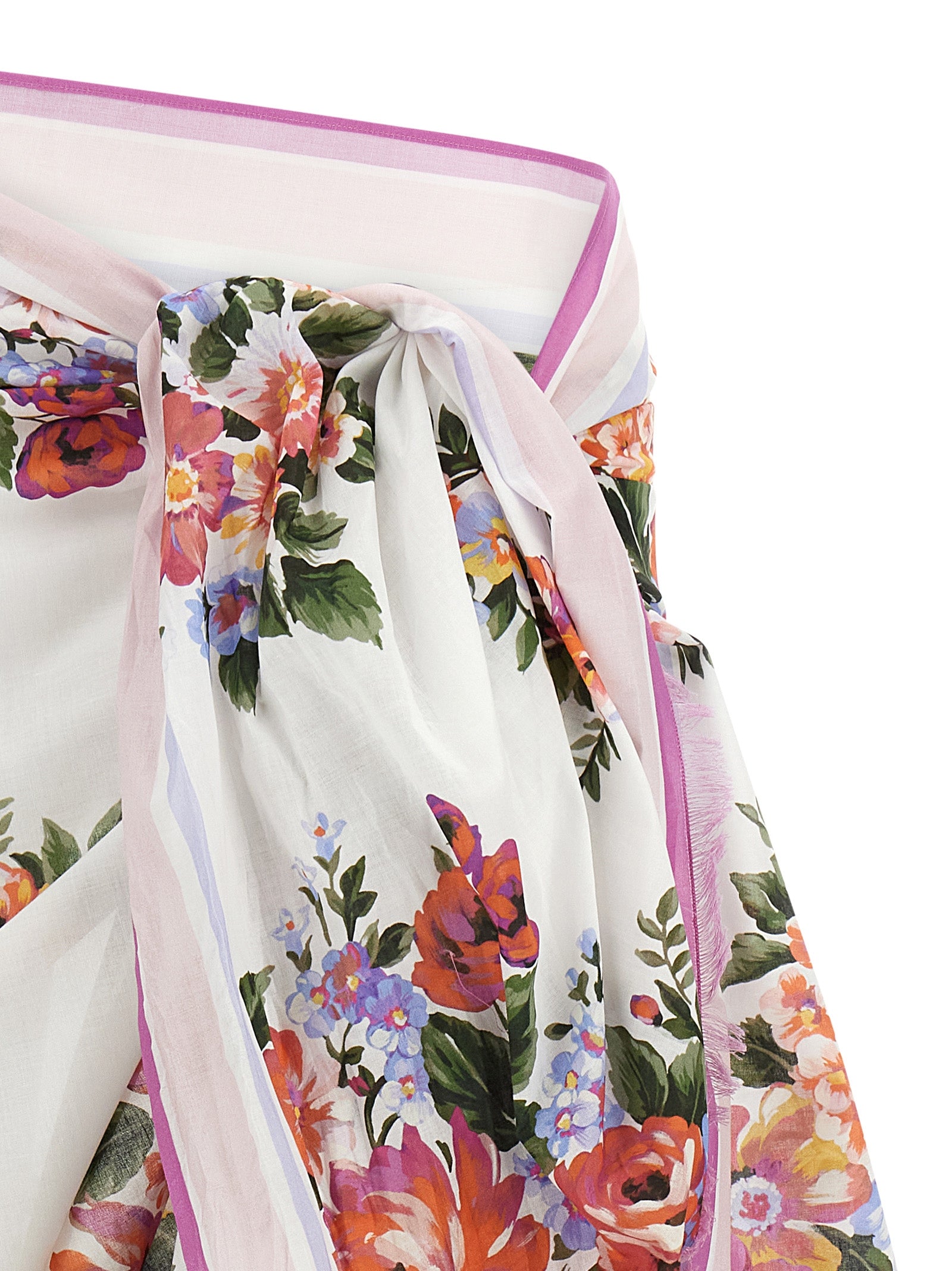 Multicolor Cotton Skirt