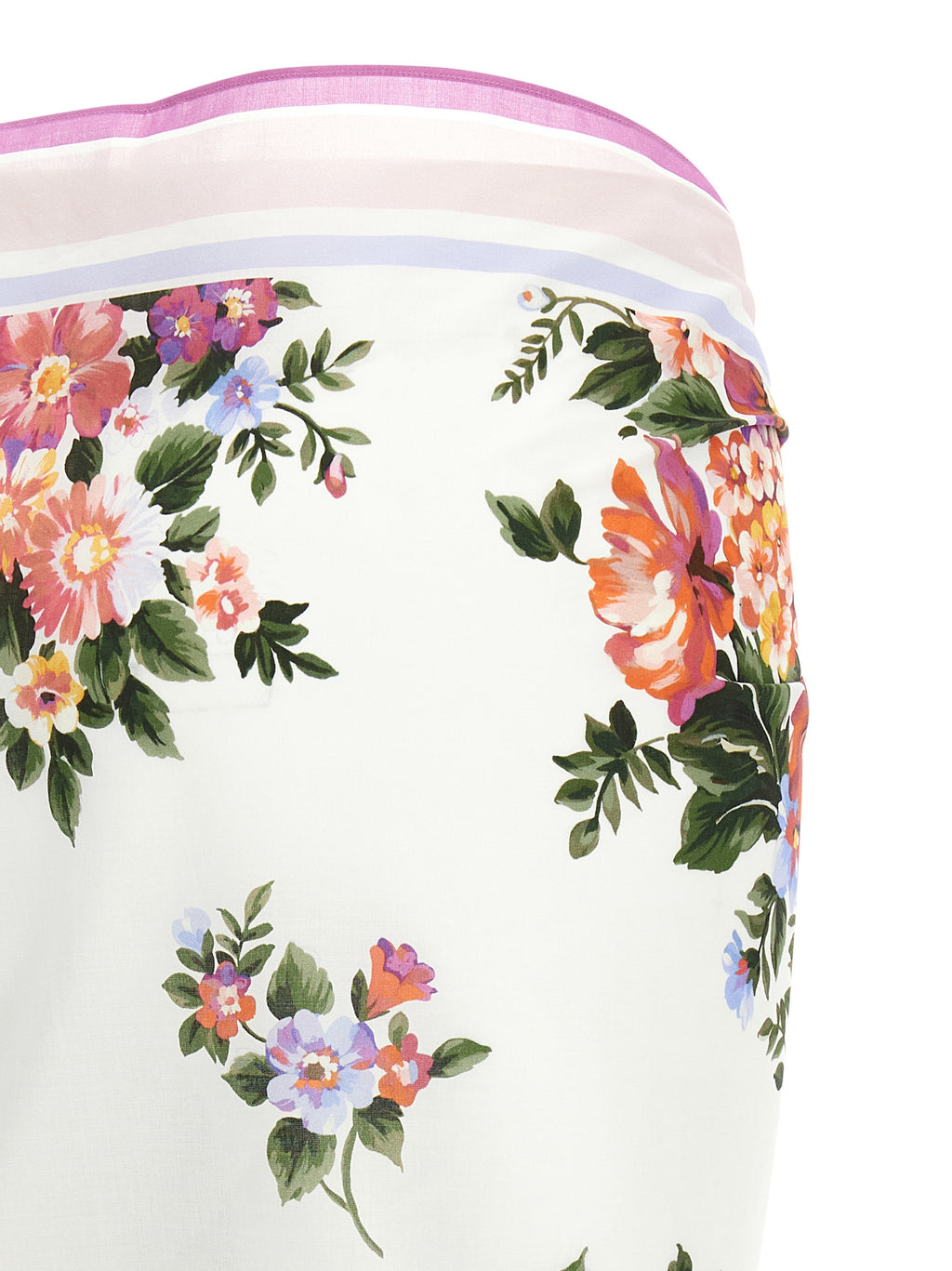 Multicolor Cotton Skirt