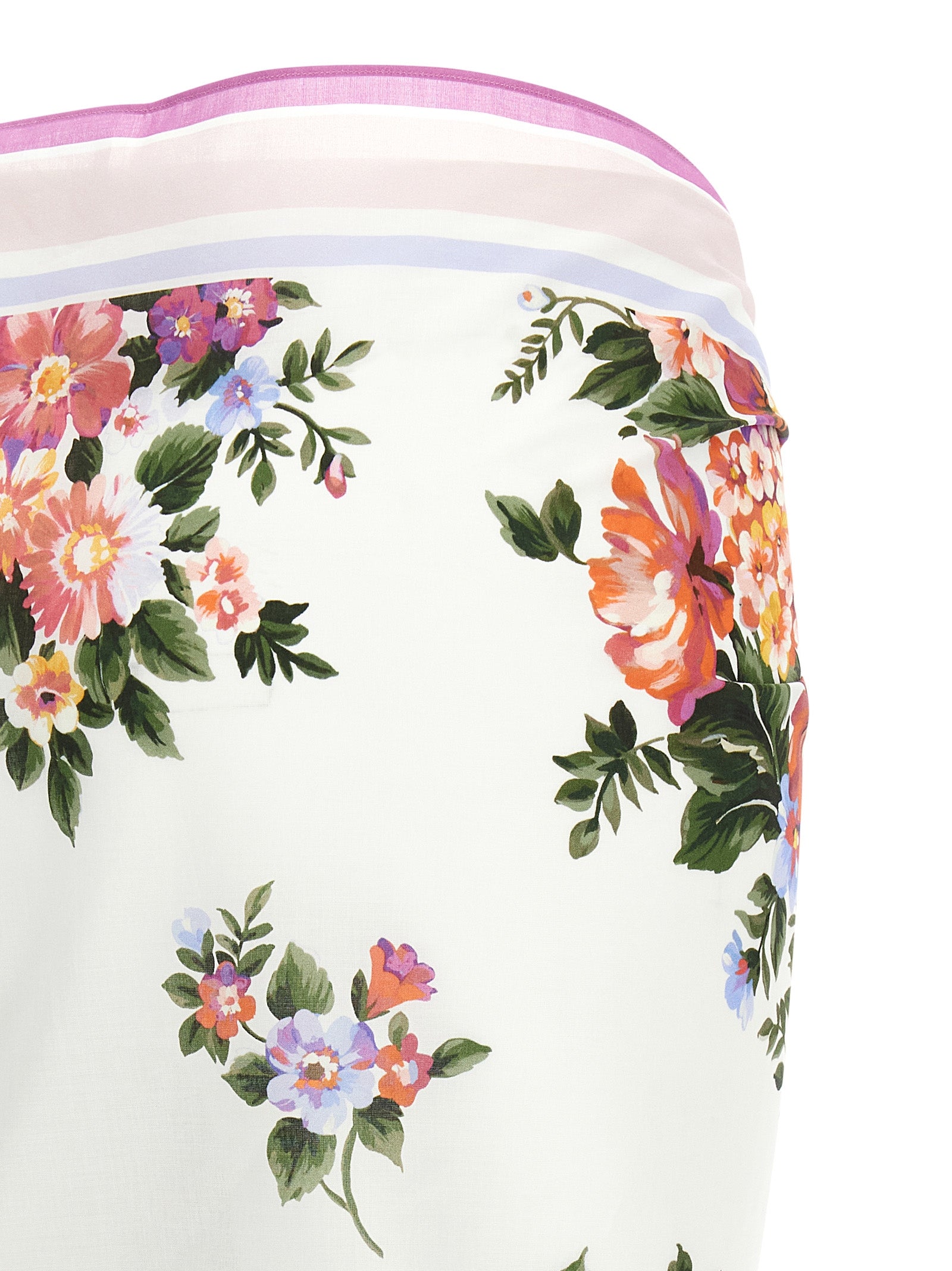 Multicolor Cotton Skirt