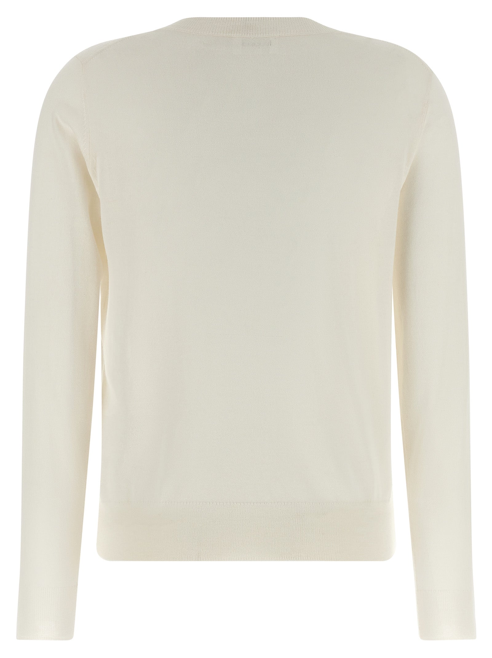 White Wool Cardigan