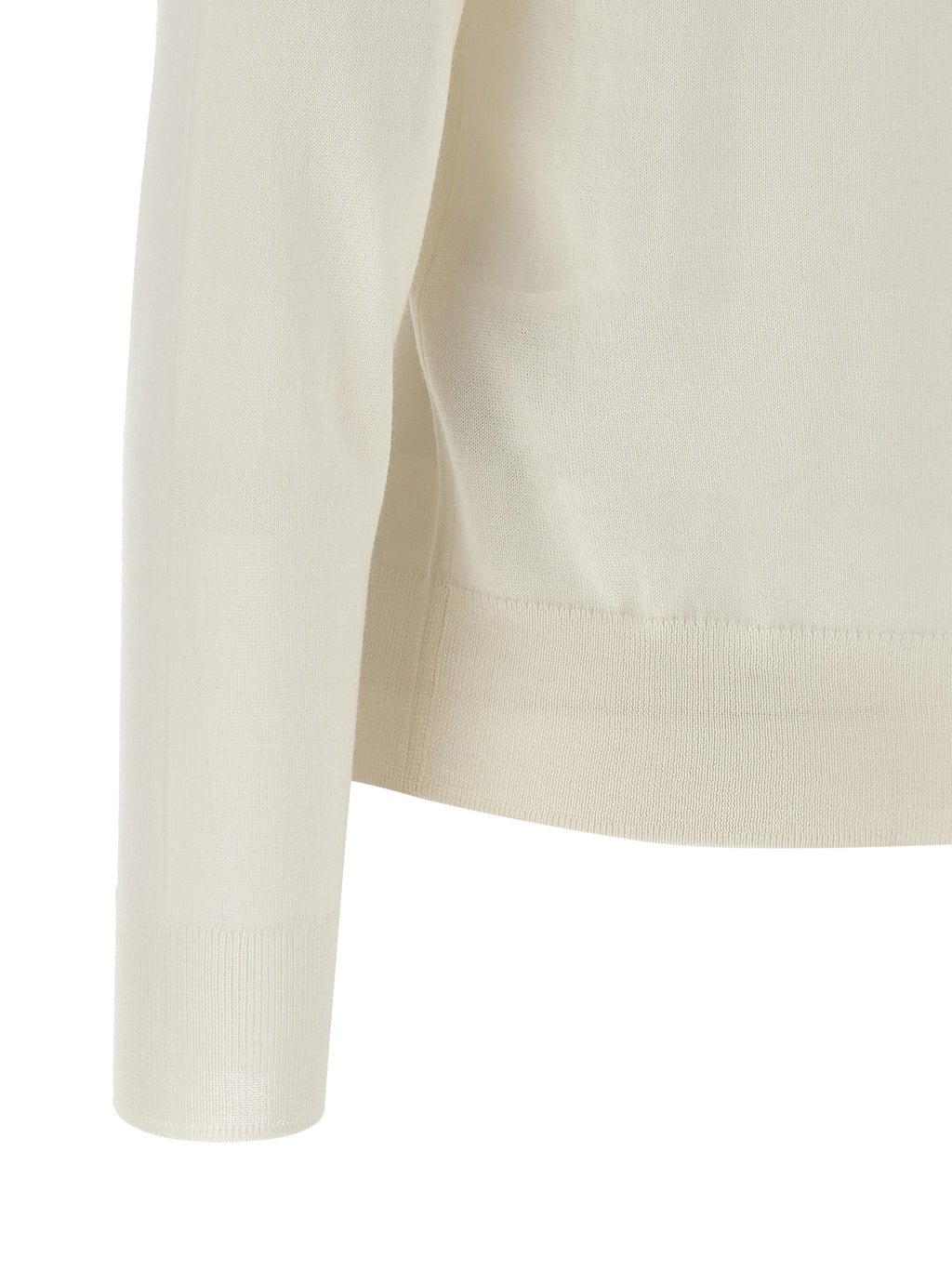 White Wool Cardigan