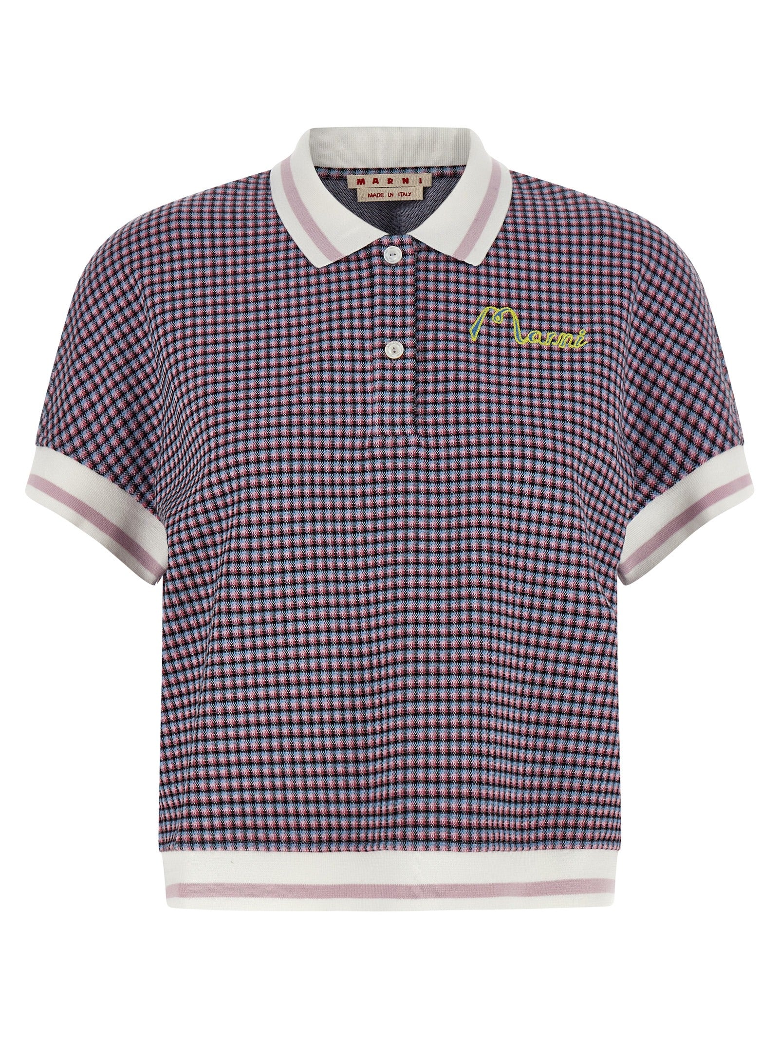Multicolor Viscose Polo Shirt