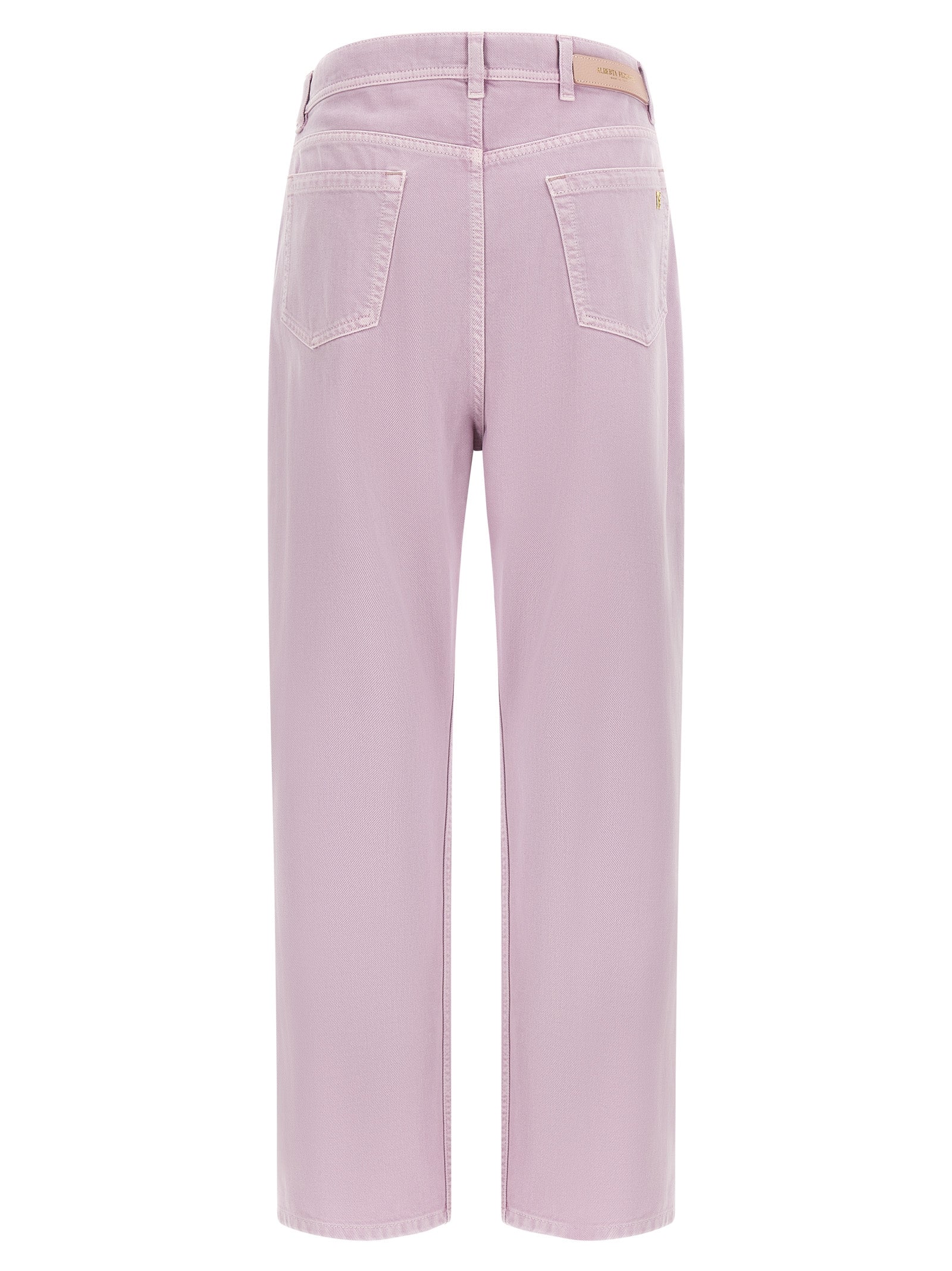 Multicolor Cotton Straight-Leg Jeans