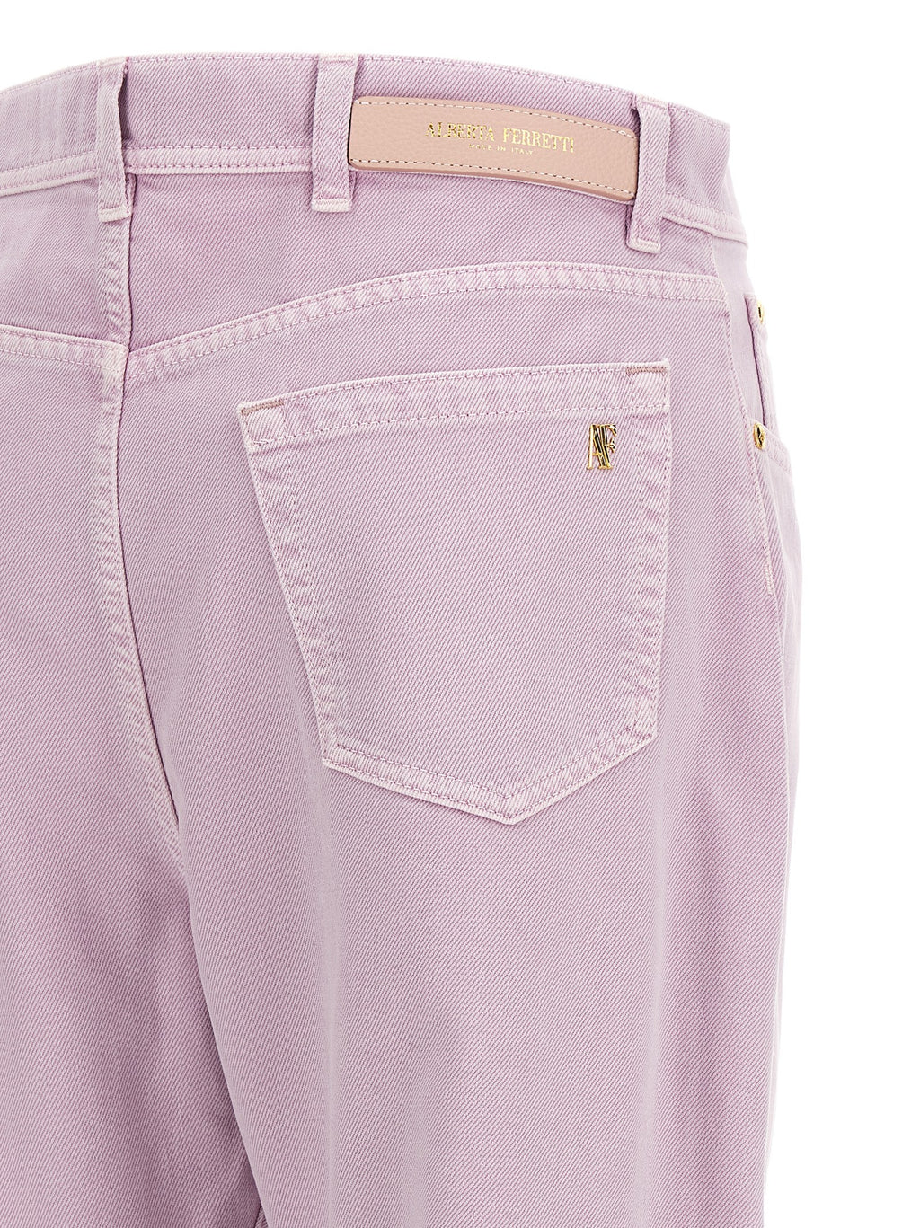 Multicolor Cotton Straight-Leg Jeans