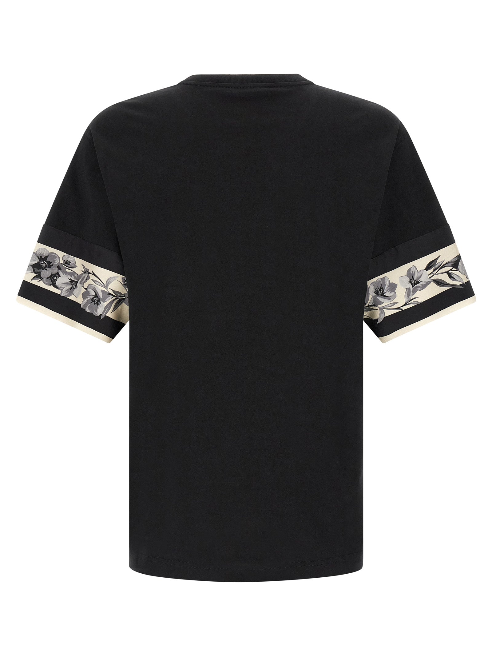 Black Cotton Long Sleeve T-Shirt