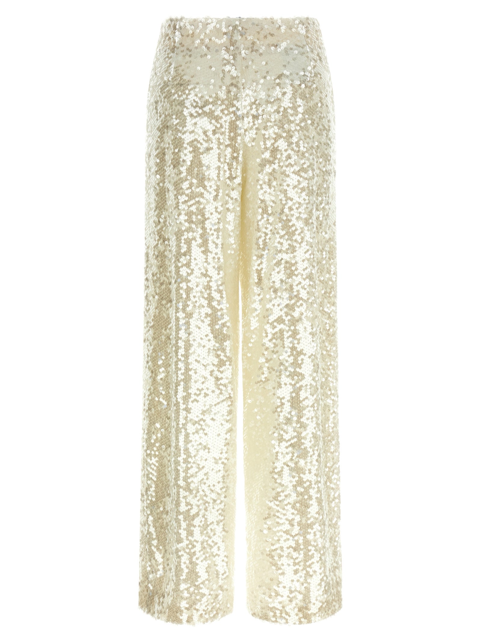 White Polyester Pants