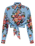 Blue Cotton Blouse