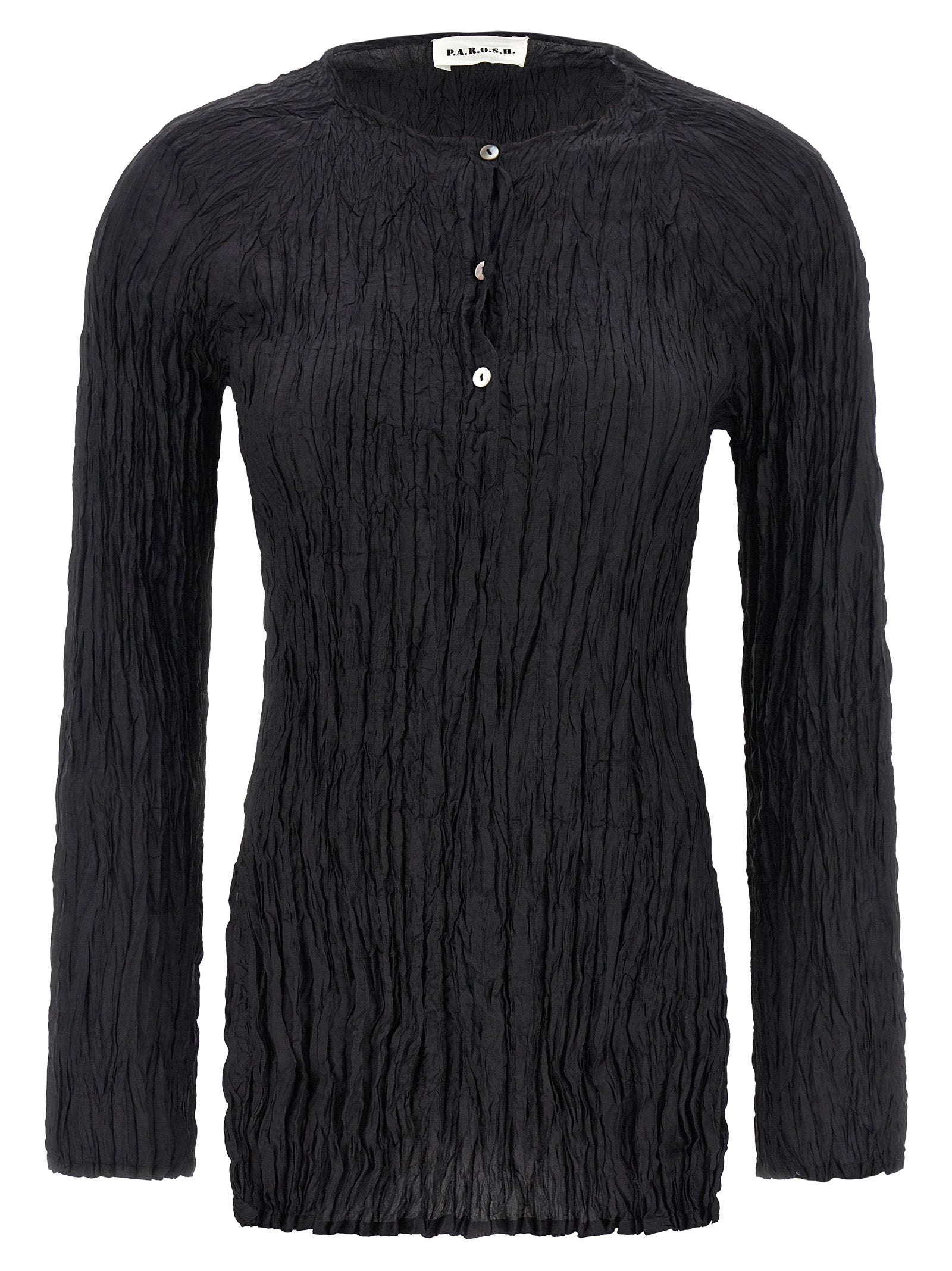 Black Silk Blouse