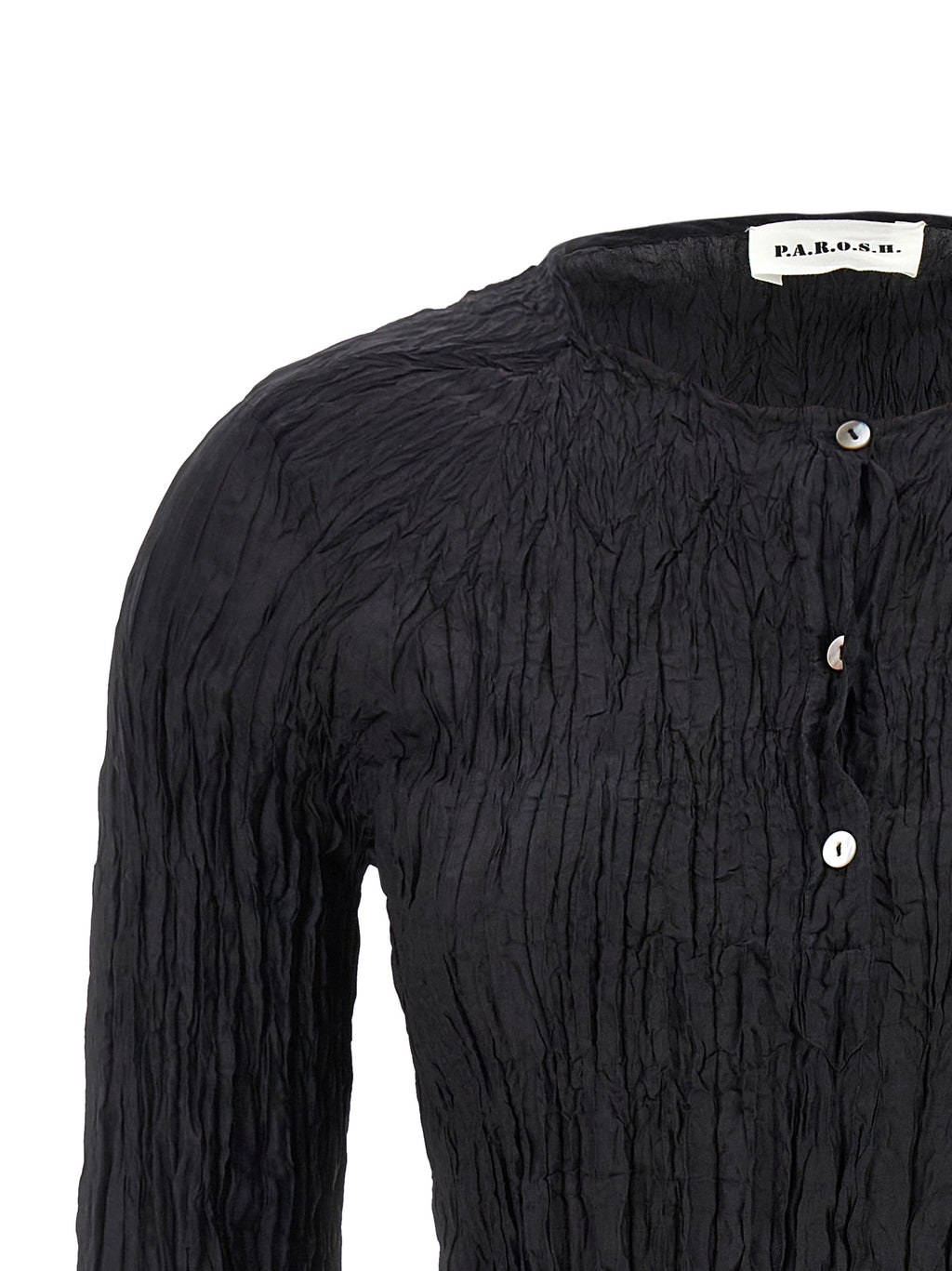 Black Silk Blouse