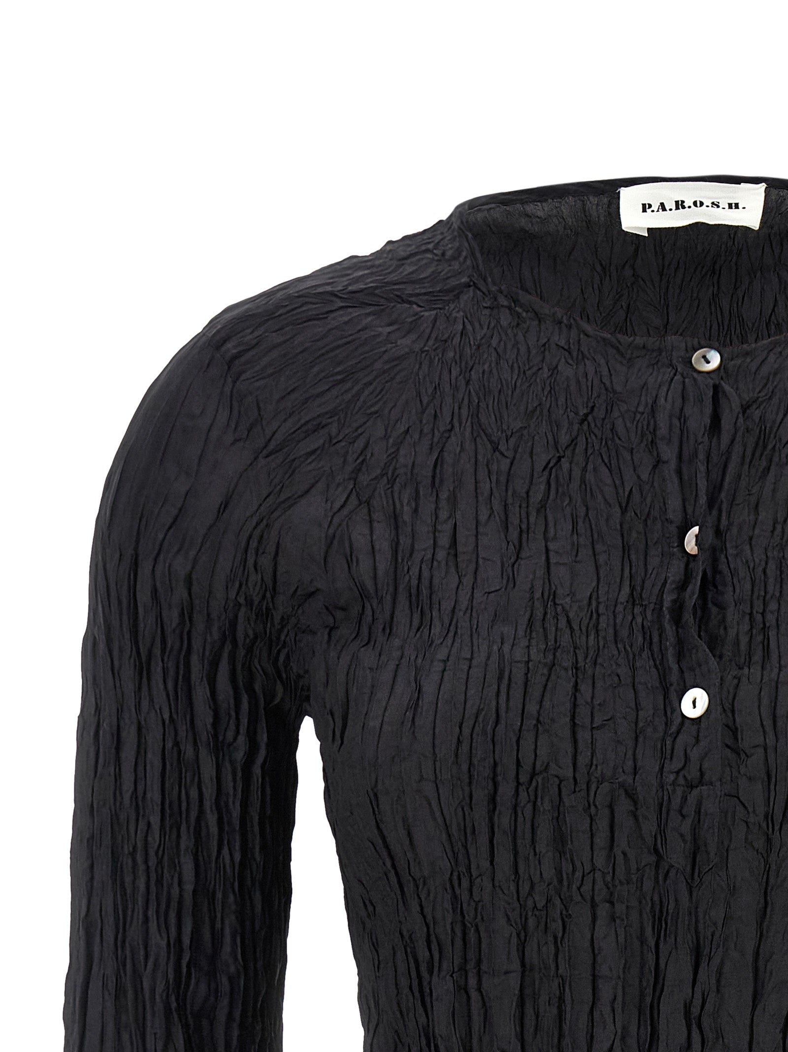 Black Silk Blouse