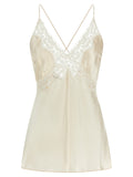 Beige Viscose Tank Tops