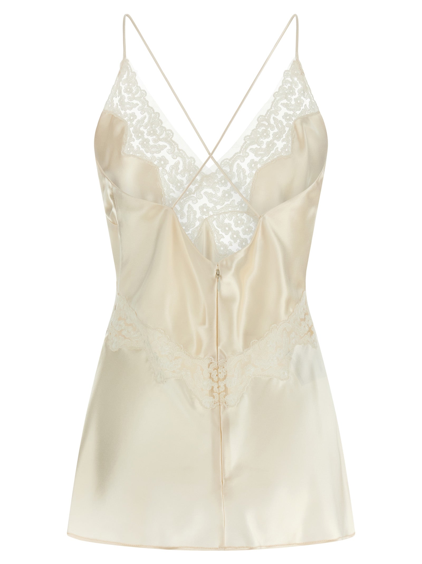 Beige Viscose Tank Tops