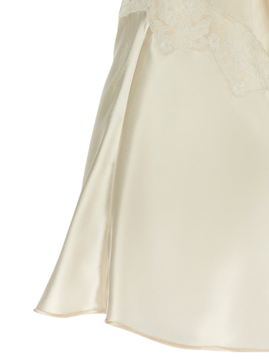 Beige Viscose Tank Tops