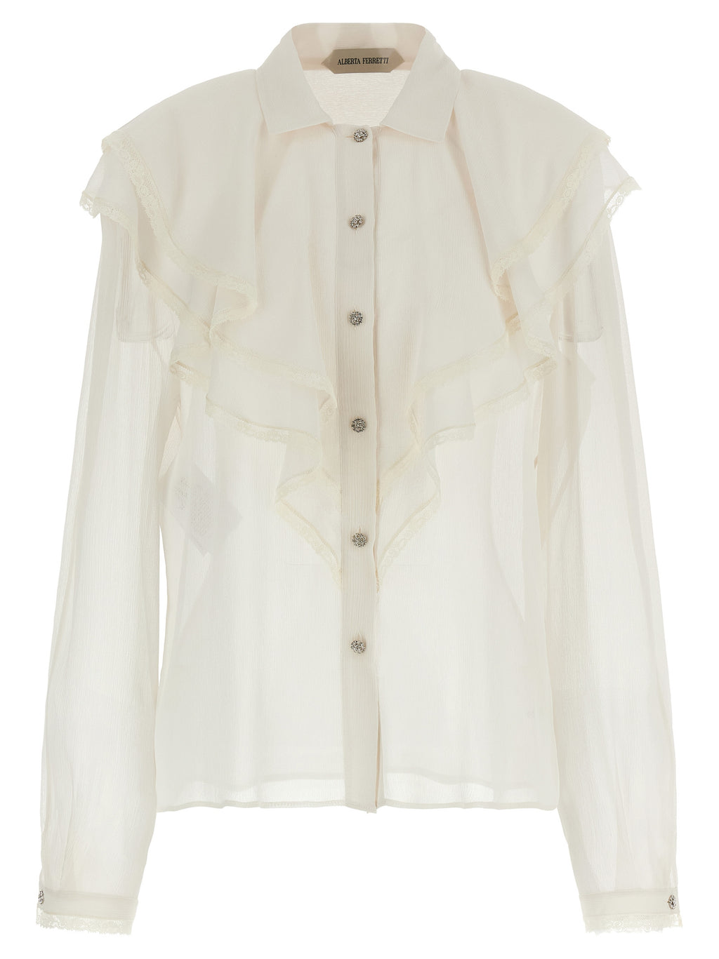 Beige Acetate Blouse