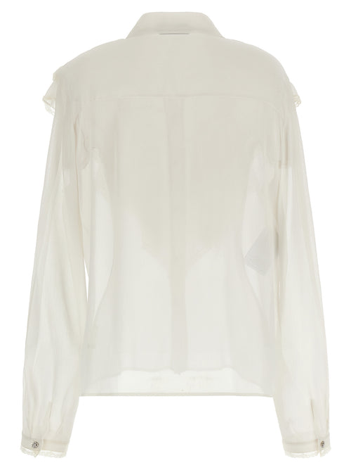 Beige Acetate Blouse