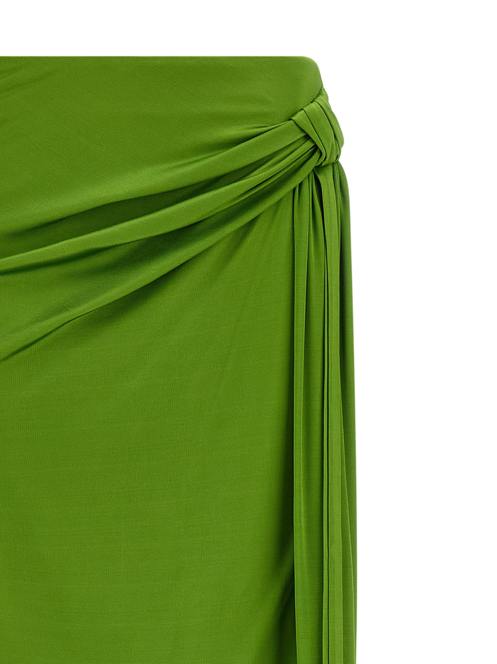 Bicolor Viscose Mini Skirt
