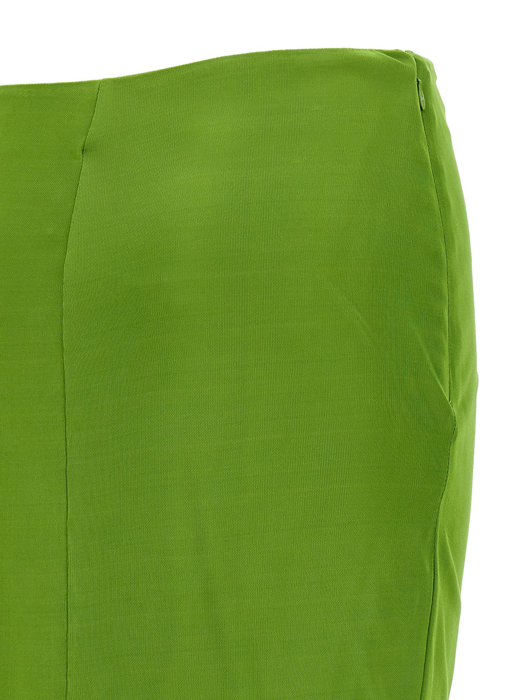 Bicolor Viscose Mini Skirt