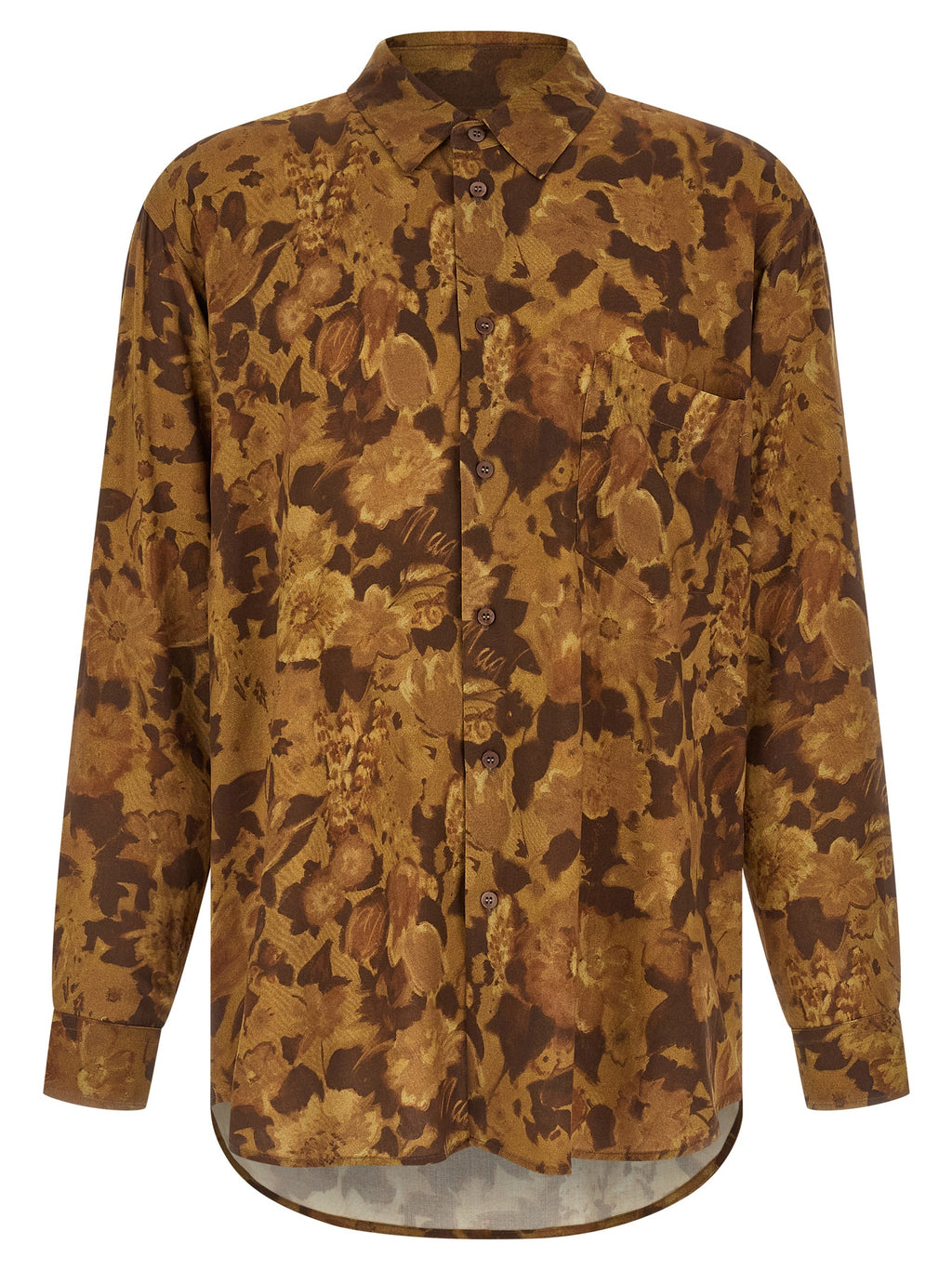 Brown Viscose Blouse