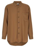 Brown Acetate Blouse