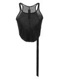 Black Cotton Tank Tops
