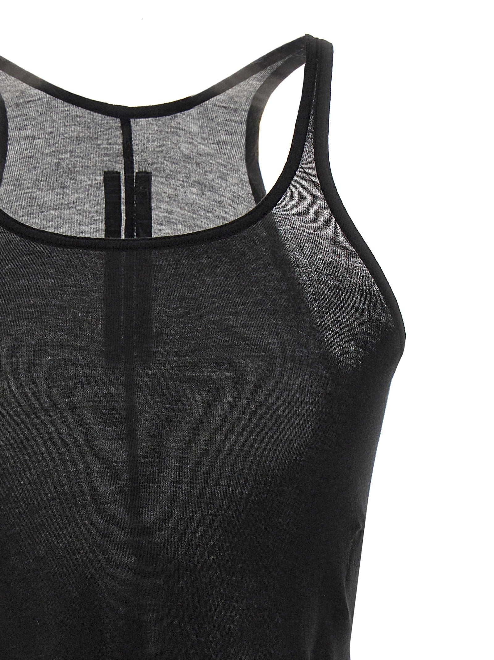Black Cotton Tank Tops