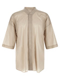 Gray Cotton Blouse
