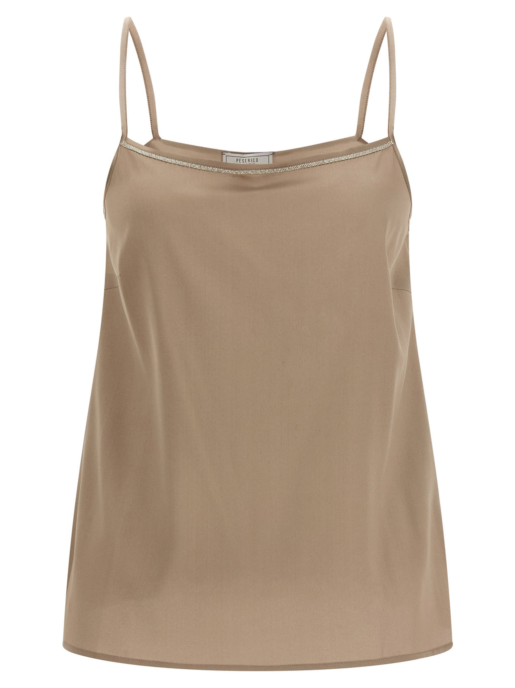 Brown Silk Blouse