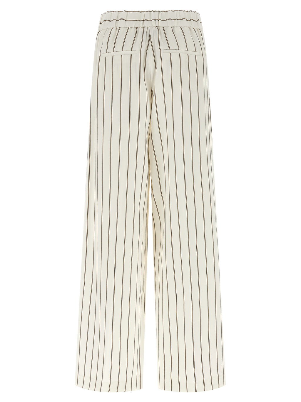 White Linen Casual Pants