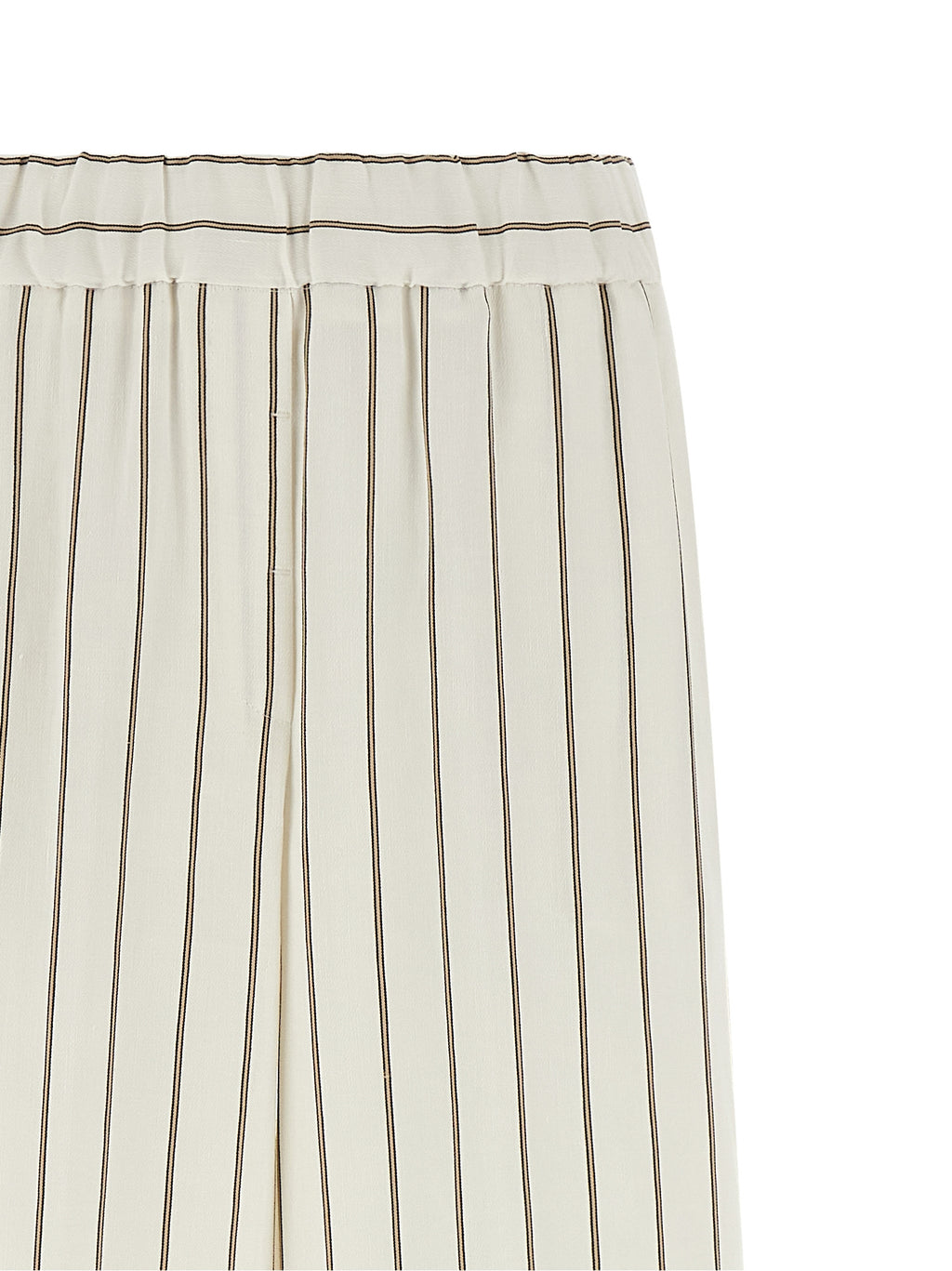 White Linen Casual Pants