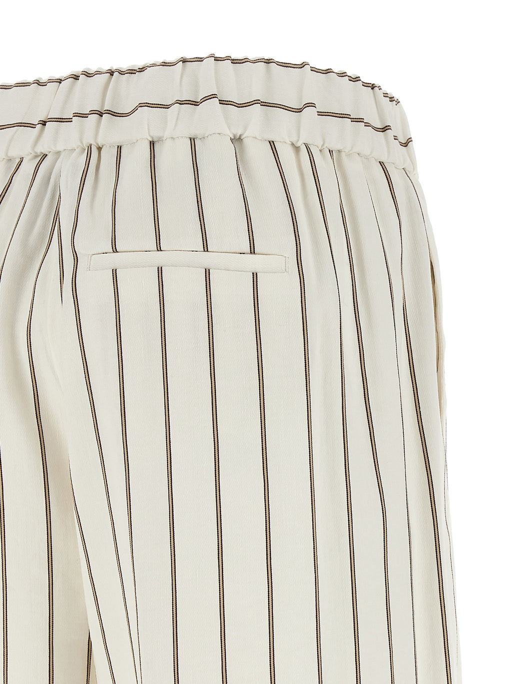 White Linen Casual Pants