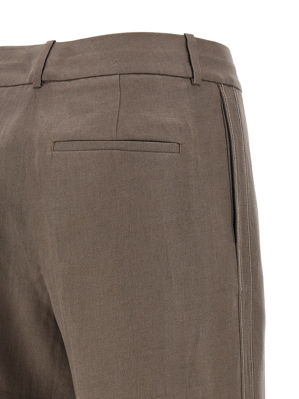 Brown Linen Pants
