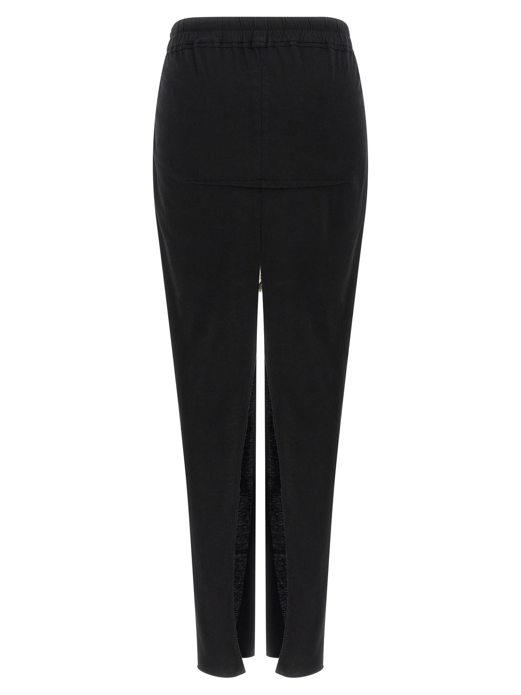 Black Cotton Mini Skirt