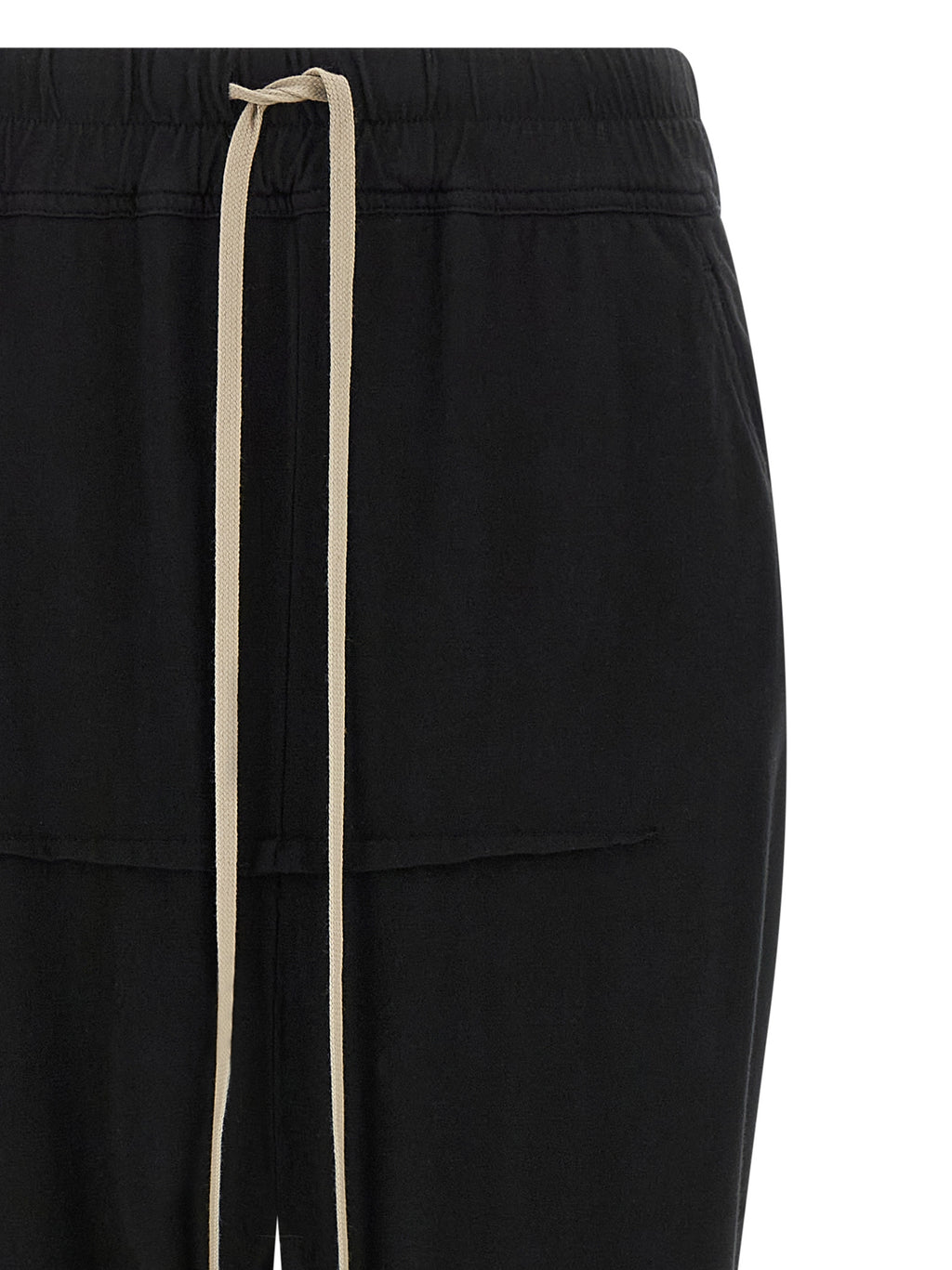 Black Cotton Mini Skirt