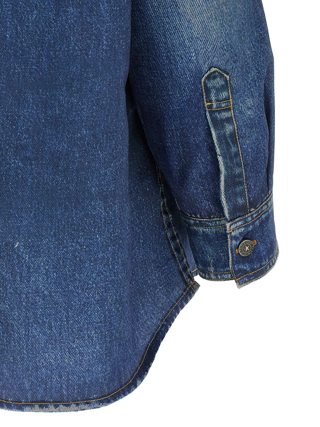 Blue Polyester Blouse