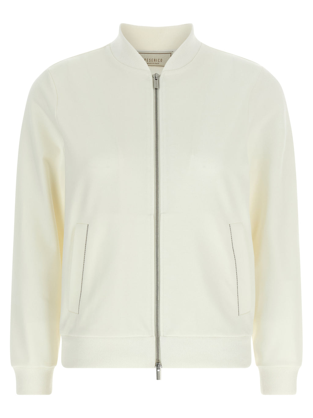 White Cotton Sweatshirt