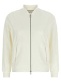 White Cotton Sweatshirt