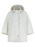 Beige Polyester Shell Jacket